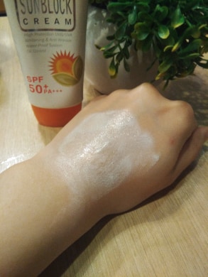 review kem chong nang Benew Perfection Sunblock Cream