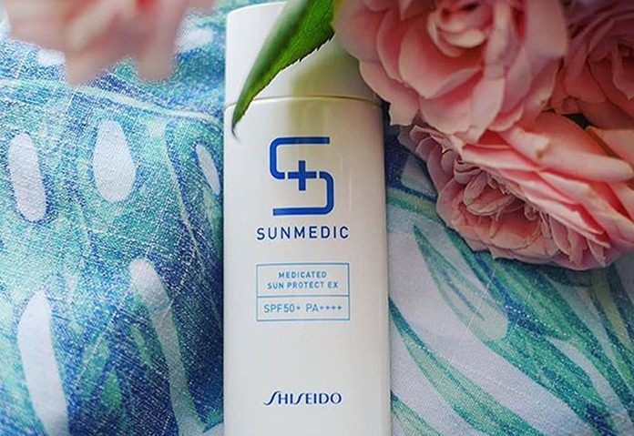 review kem chống nắng shiseido sunmedic