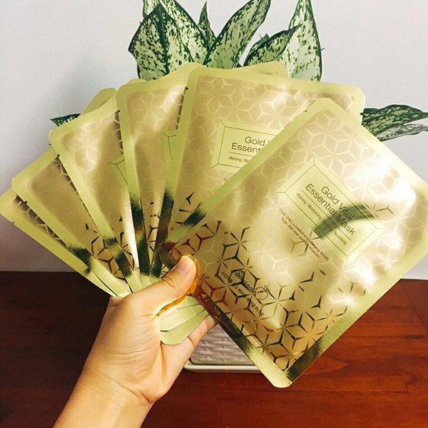 review mặt nạ gold vital essential mask