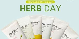 sua rua mat The Face Shop Herb Day 365 Review