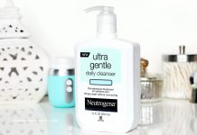 review sữa rửa mặt neutrogena ultra gentle