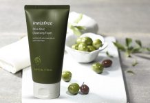 sua rua mat Innisfree Olive Real Cleansing Foam review
